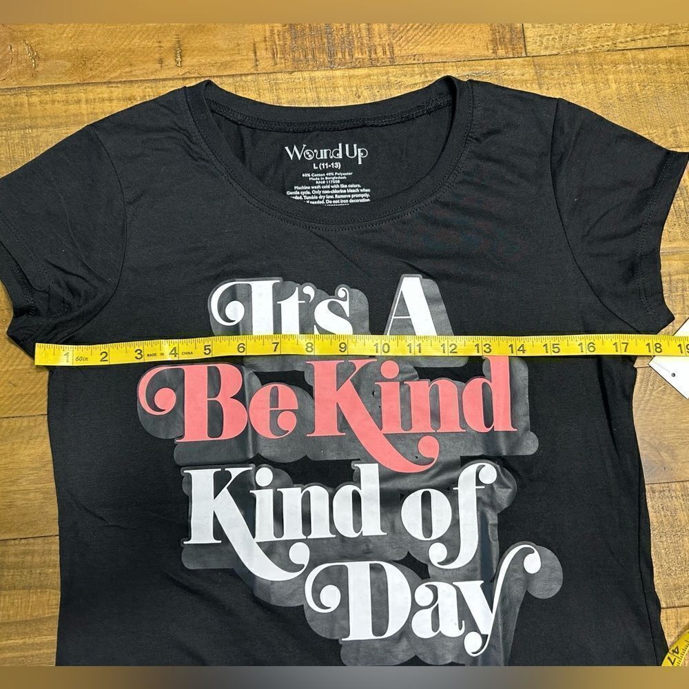 Be Kind Black Tee Shirt - Picture 5 of 6
